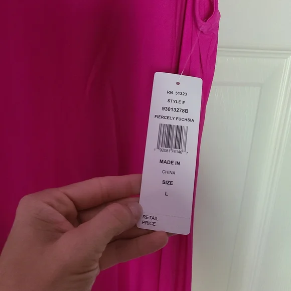 MSK Pink Sleeveless Midi Dress - Picture 3 of 6